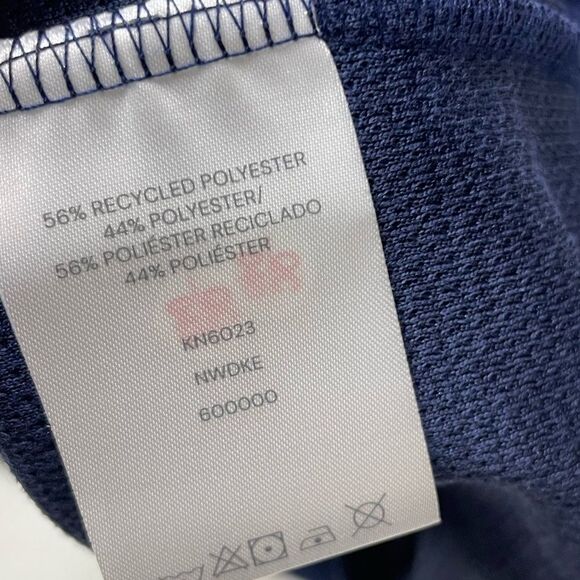 Knoss Evolve Double Knit Pullover Sweater Men Large Navy Blue NWT - Picture 4 of 5